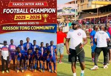 Kossoh – Tong Community FC Clench FAMSO Inter-Community 2025/26 League Season