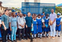 Chinese Embassy Young Diplomats Engage Students in Tree Planting Initiative in Freetown