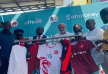 East End Lions Football Club Unveils New Jersey With Support from Africell and Afrimoney