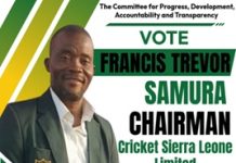 A Few Weeks To Elective Congress… Council Members Of Cricket Sierra Leone Endorse Francis Trevor Samura As Chairman